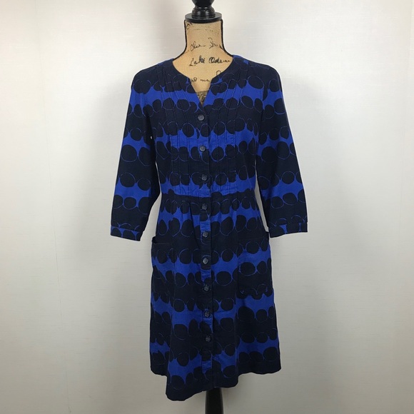 Boden Maisy Corduroy Button Down Dress - Picture 2 of 11
